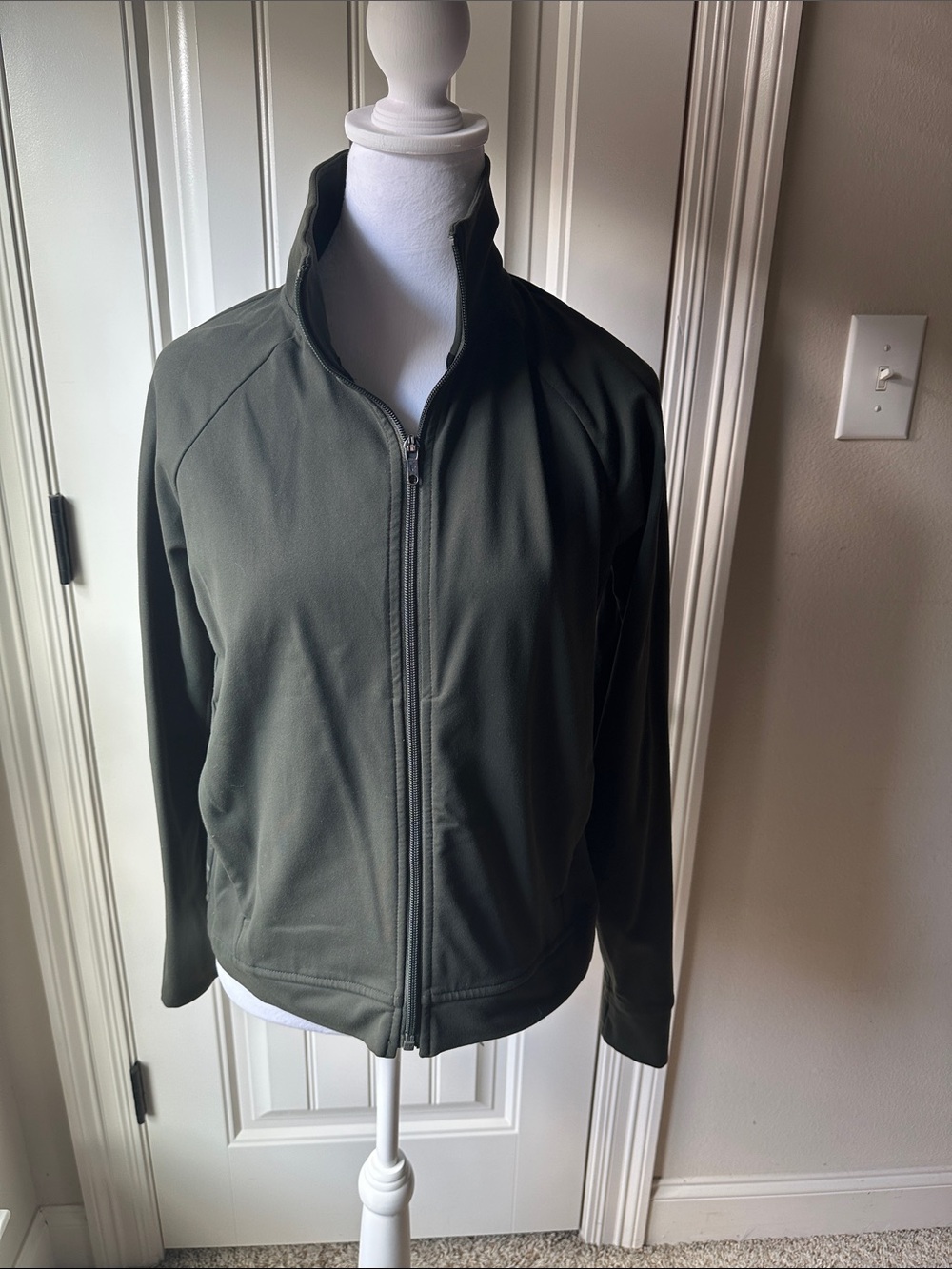 Public Rec Olive Green Zip-Front Women's Jacket